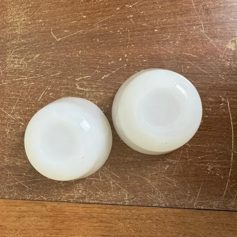 Vintage Ramekin Milk Glass Bowls Set of 2 Small Vintage Kitchen‎